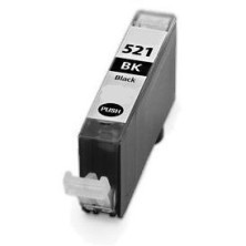 Cartucho Canon CLI-521bk Negro Compatible