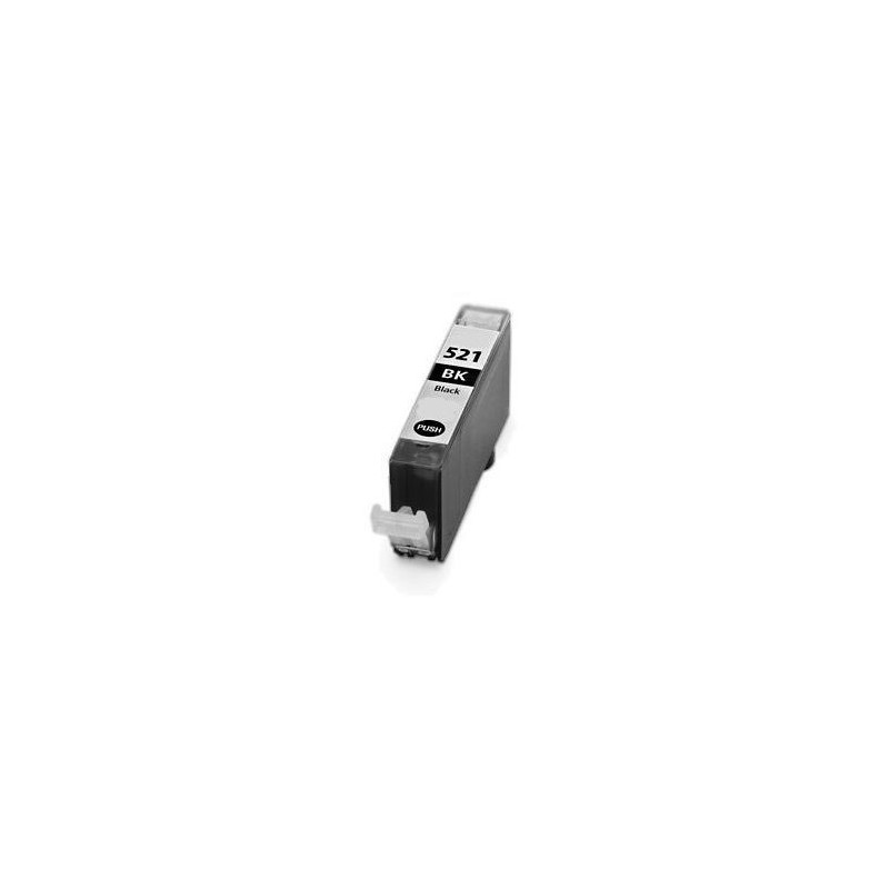 Cartucho Canon CLI-521bk Negro Compatible