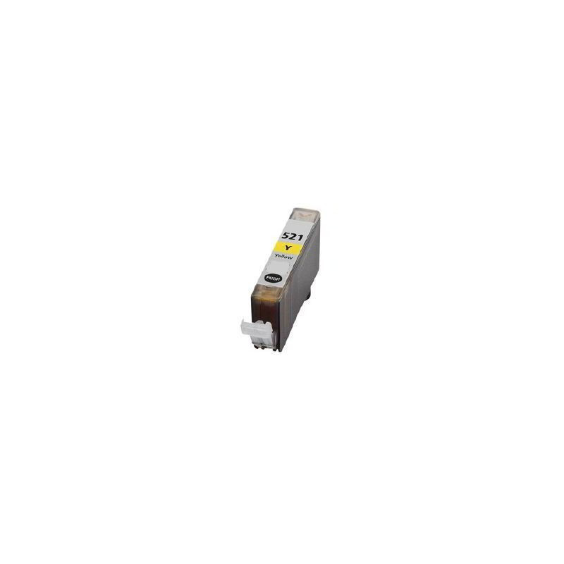 Cartucho Canon CLI-521y Amarillo Compatible