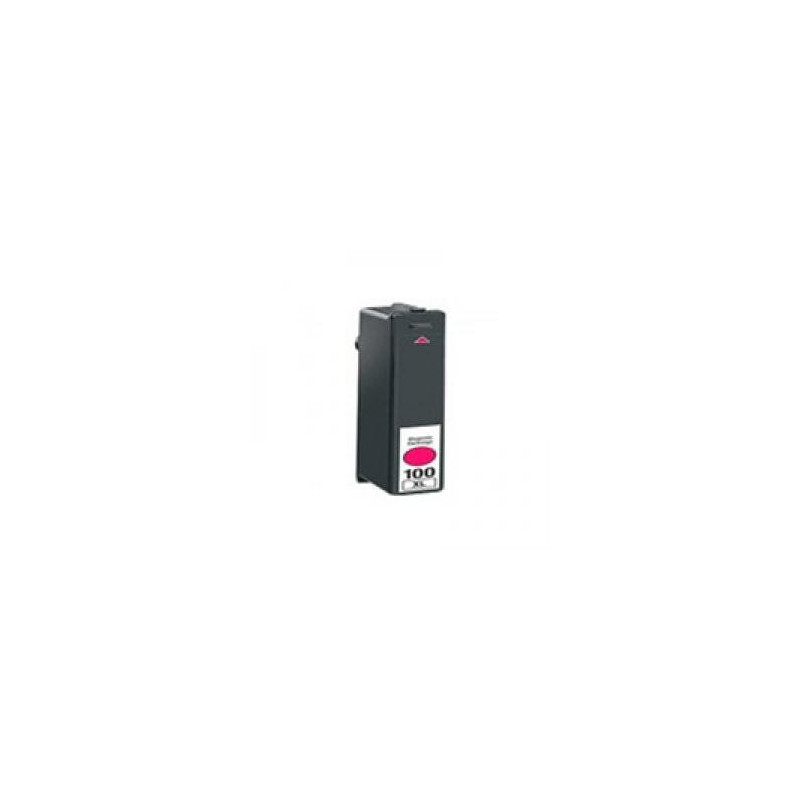 Cartucho Lexmark 100xl magenta compatible